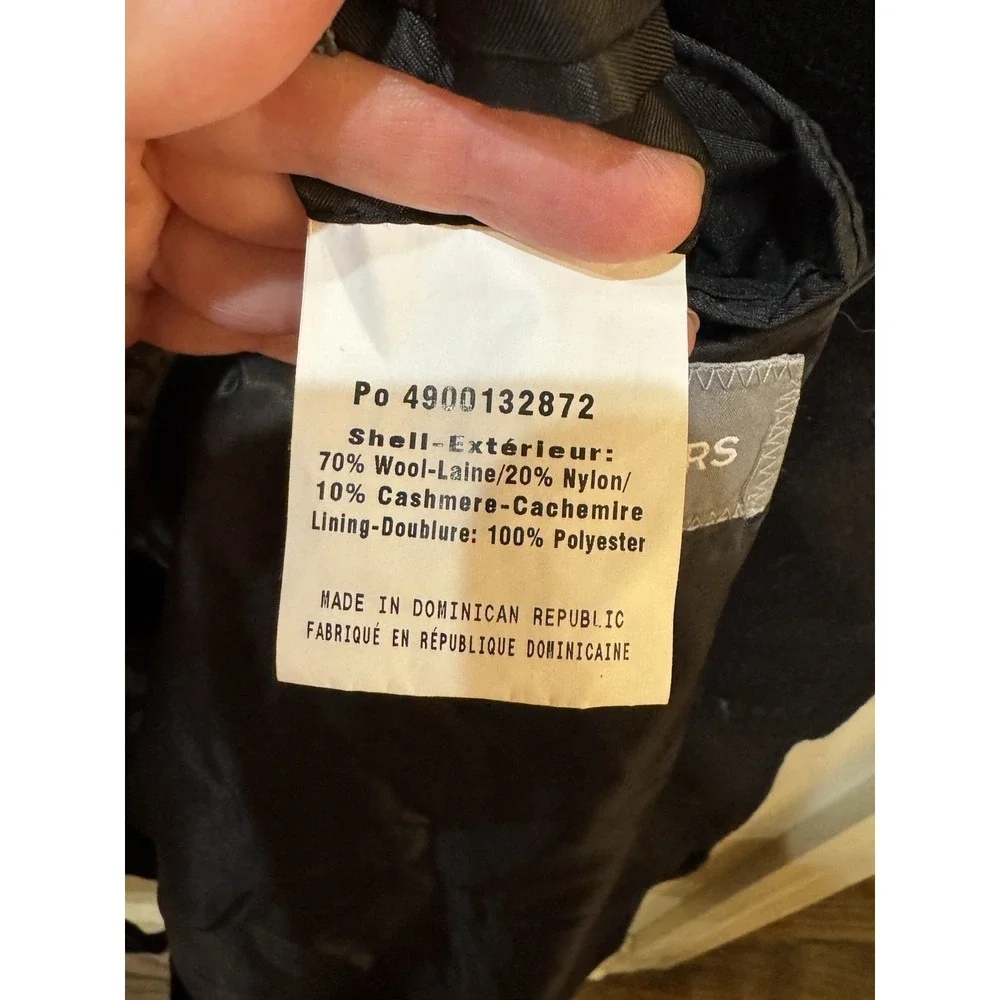 NWT‎ Michael Kors Men's Wool/ Cashmere Blend Lined Coat Size 48L